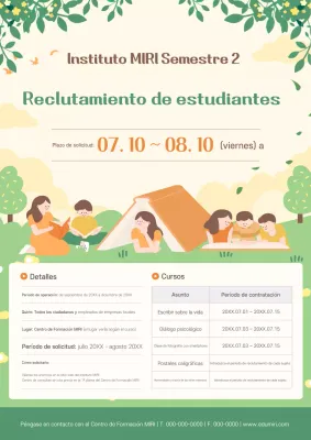 Reclutamiento de Educación para Bebés Verdes