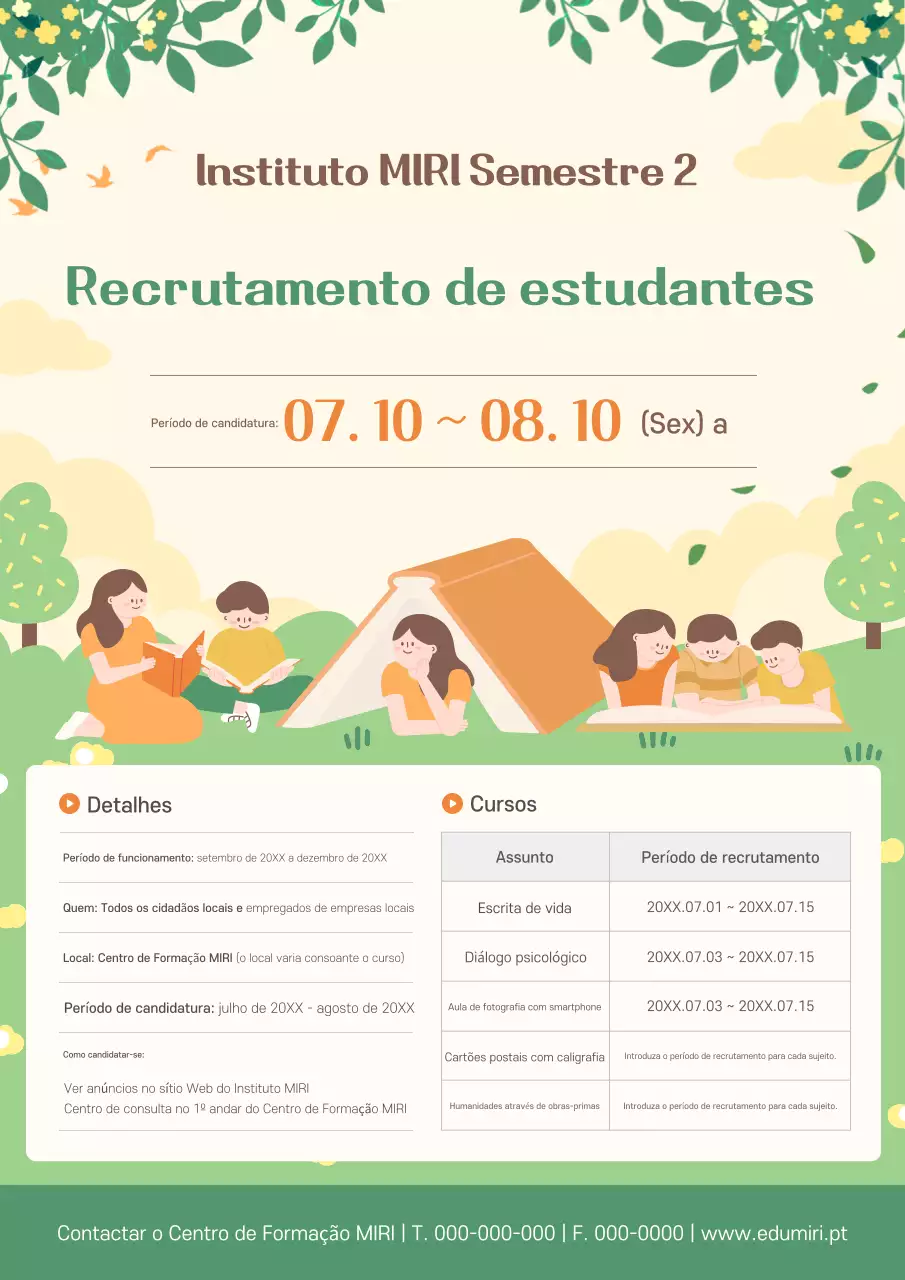Recrutamento da Green Baby Education