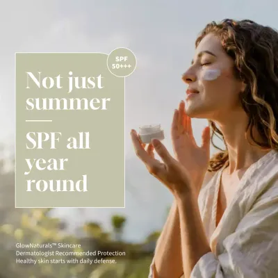 Beige Natural Skincare Advertisement Instagram Post