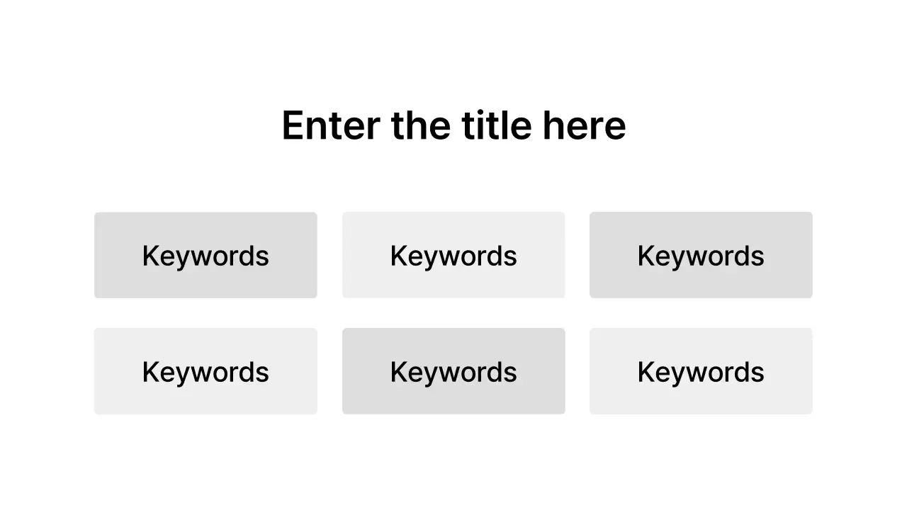 Lista de palavras-chave