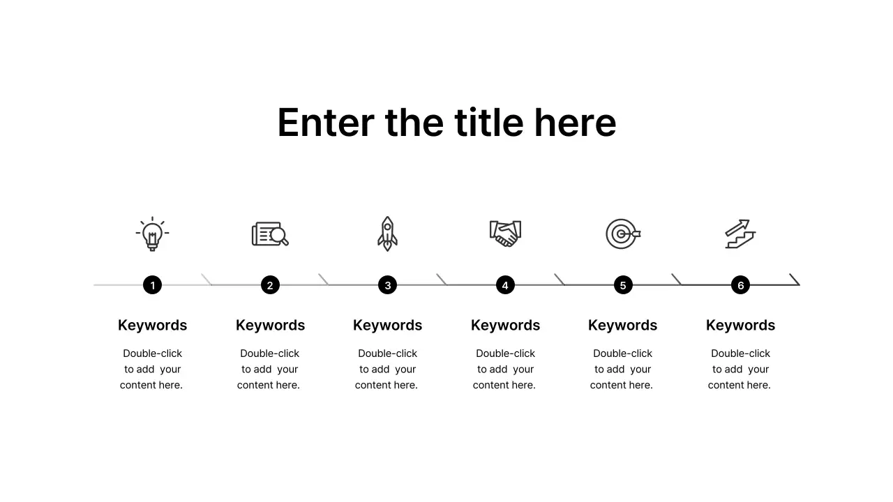 Extended Process Left Right Vertical Paragraph
