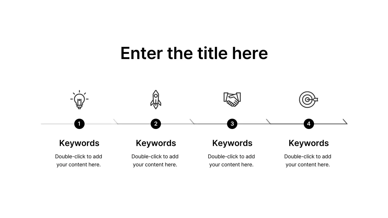 Extended Process Left Right Vertical Paragraph