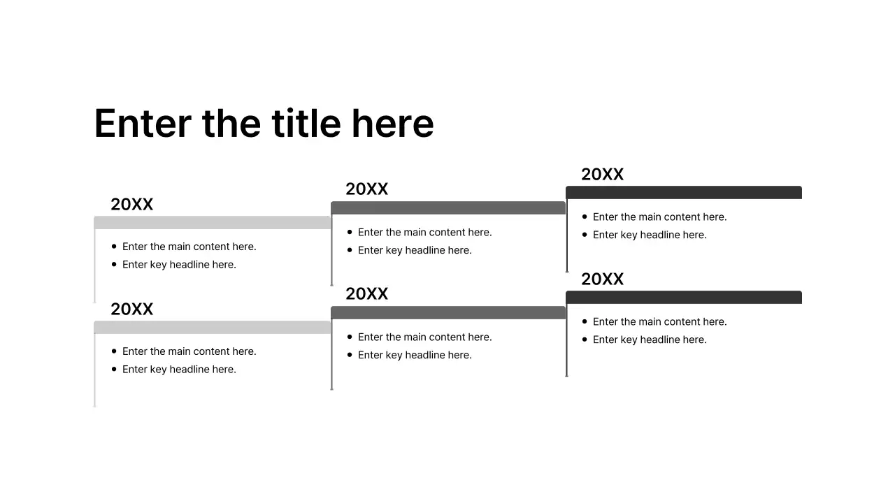 Timeline_Up/Down/Left/Right_Grid_Paragraph_Staircase