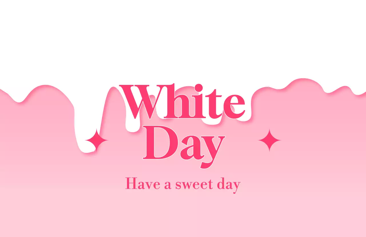 ピンク かわいい ホワイトデー ステッカー