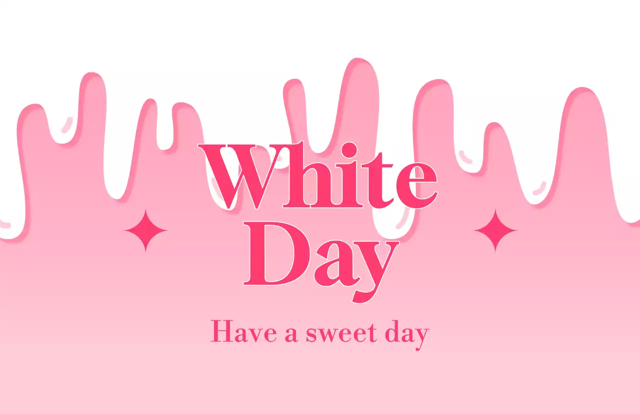 ピンク かわいい ホワイトデー ステッカー