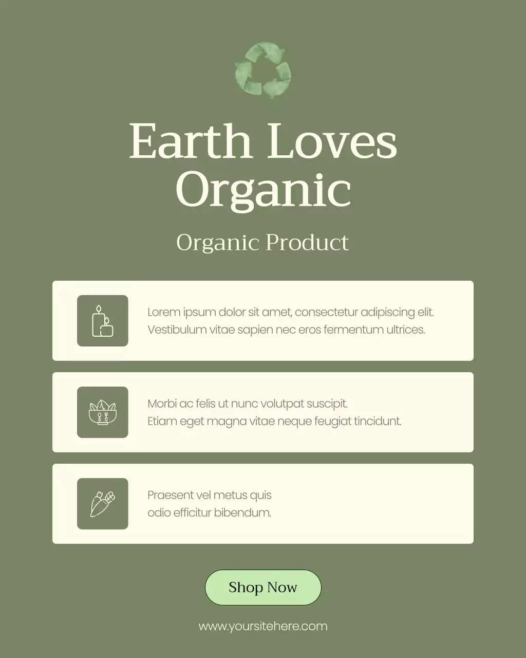 Sage Minimal Organic Promotion