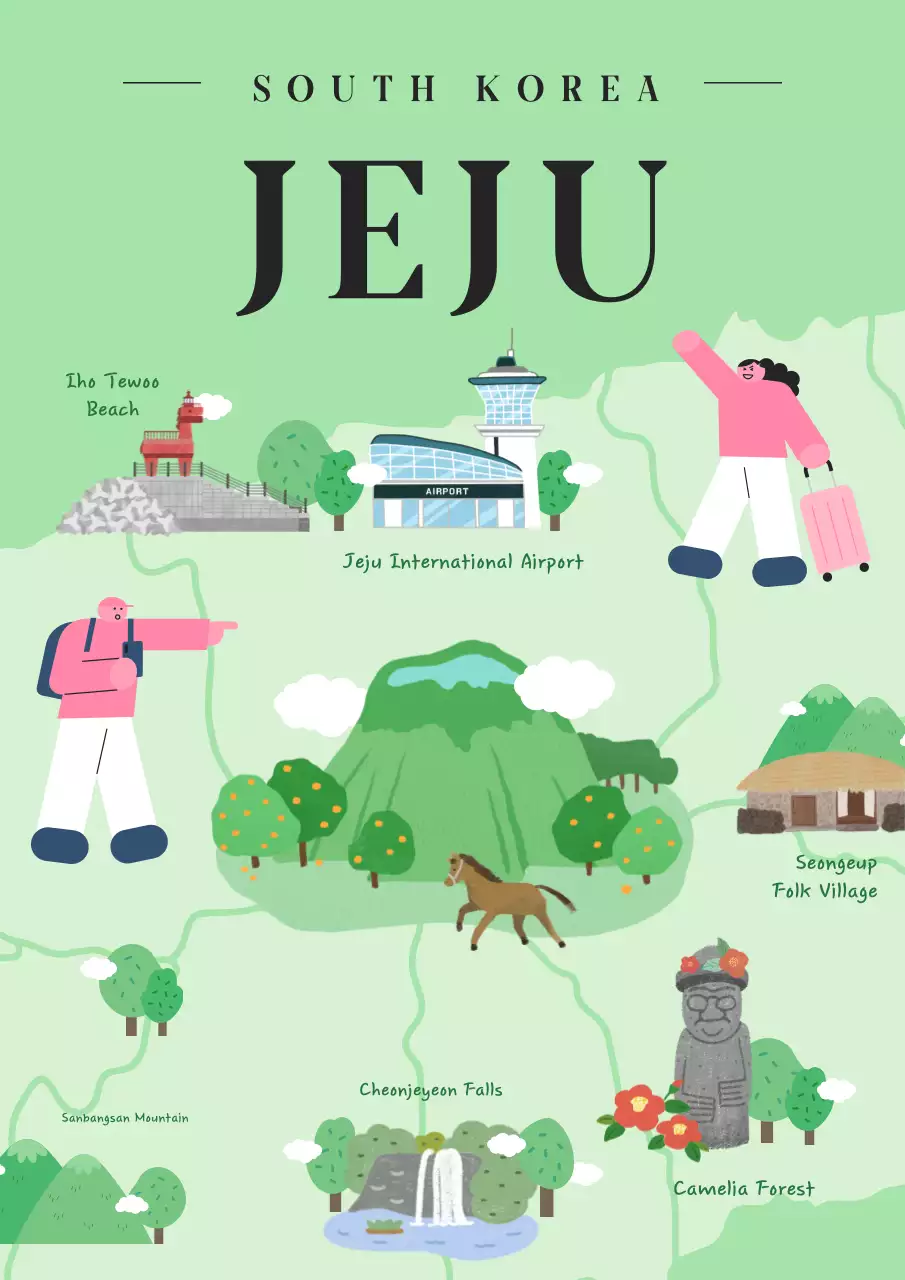 Panduan Perjalanan Pulau Jeju dengan Green Baby