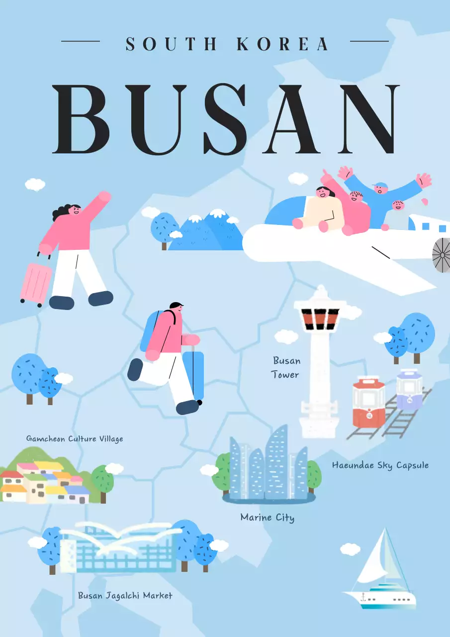 Cẩm nang du lịch Sky Blue Baby Busan