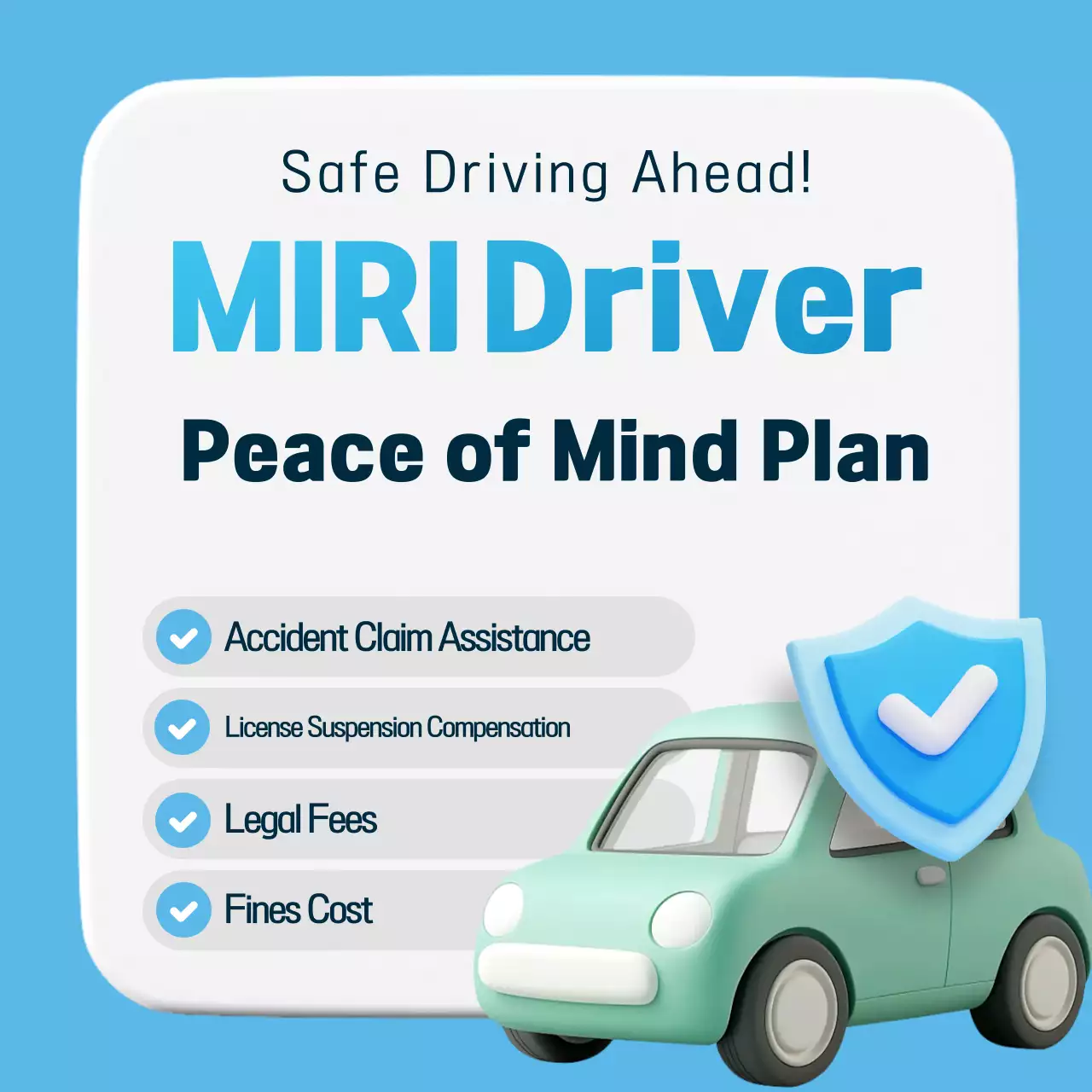 Hướng dẫn bảo hiểm lái xe hiện đại Sky Blue