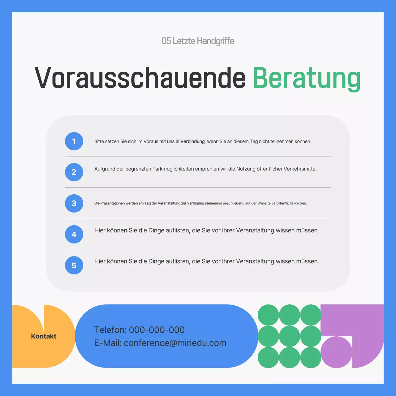 Gray Modern Education Event-Werbung