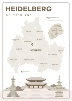 Beiger traditioneller Rennführer