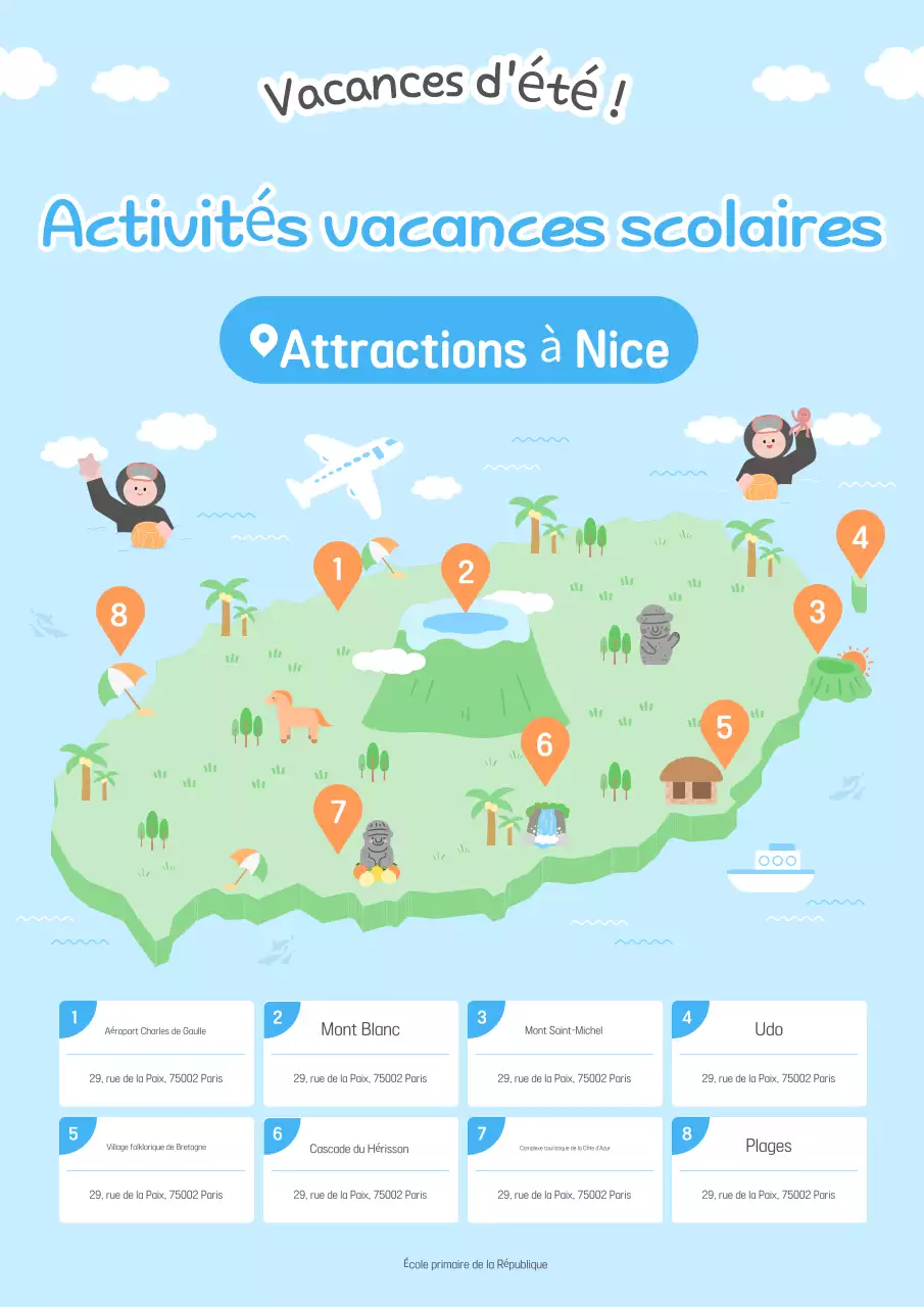 Guide de voyage Sky Blue Baby sur l'île de Jeju