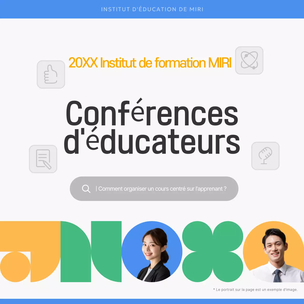 Promotion de l'événement Gray Modern Education