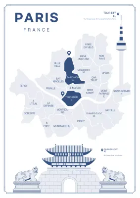 Promotion de la carte simple de Séoul de la Marine