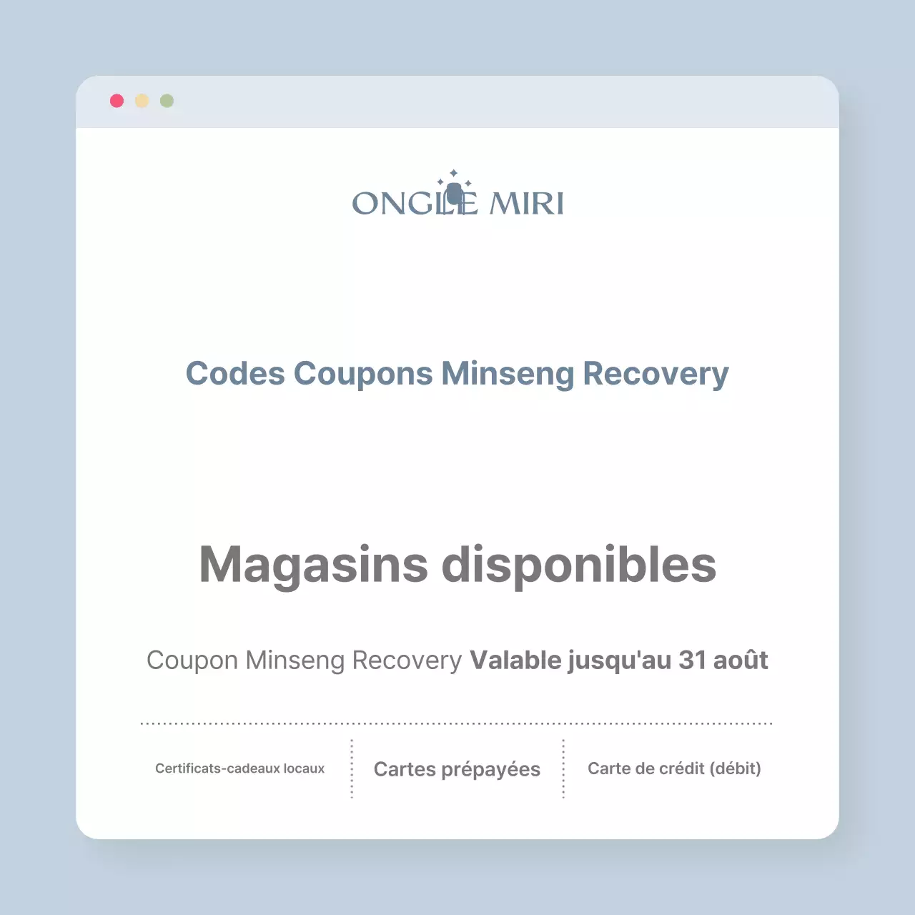 Guide des coupons Sky Blue Clean