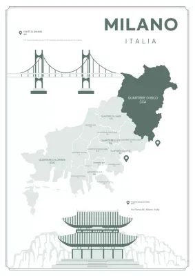Guida alla mappa minima di Busan in grigio