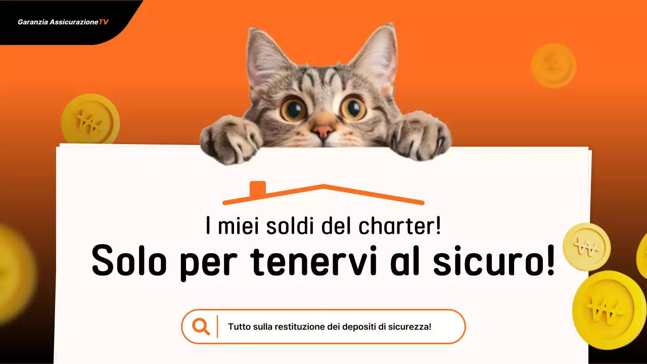 Pubblicità finanziaria con scherzo arancione