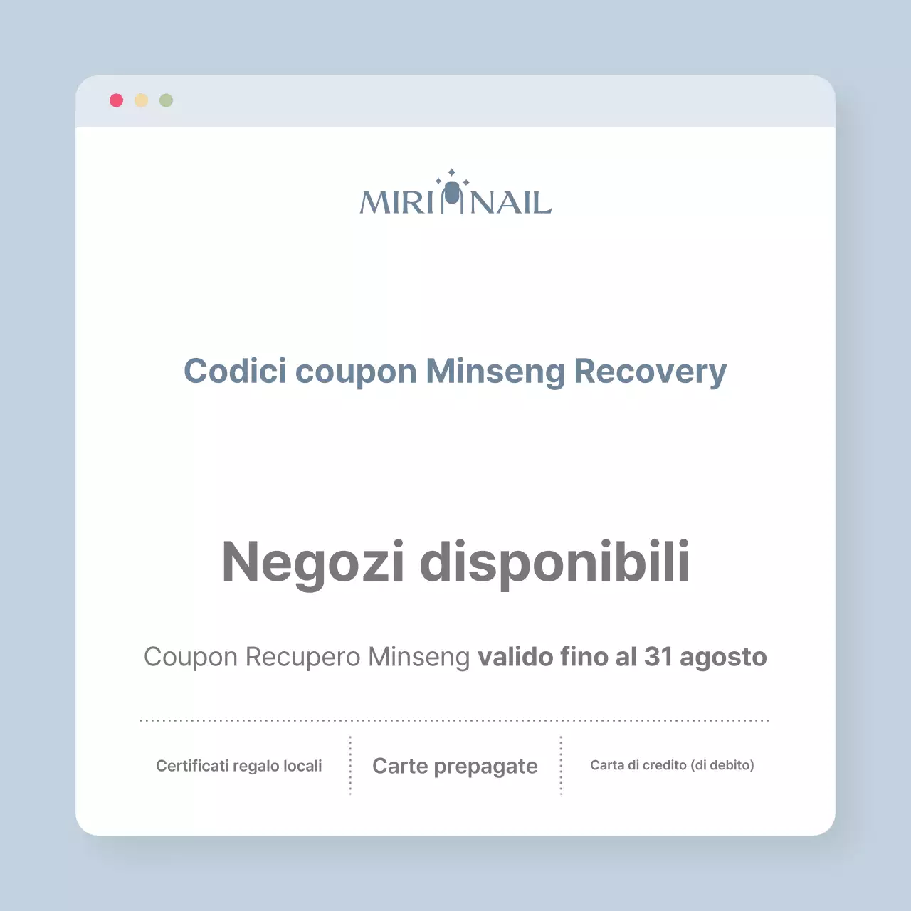 Guida ai coupon Sky Blue Clean