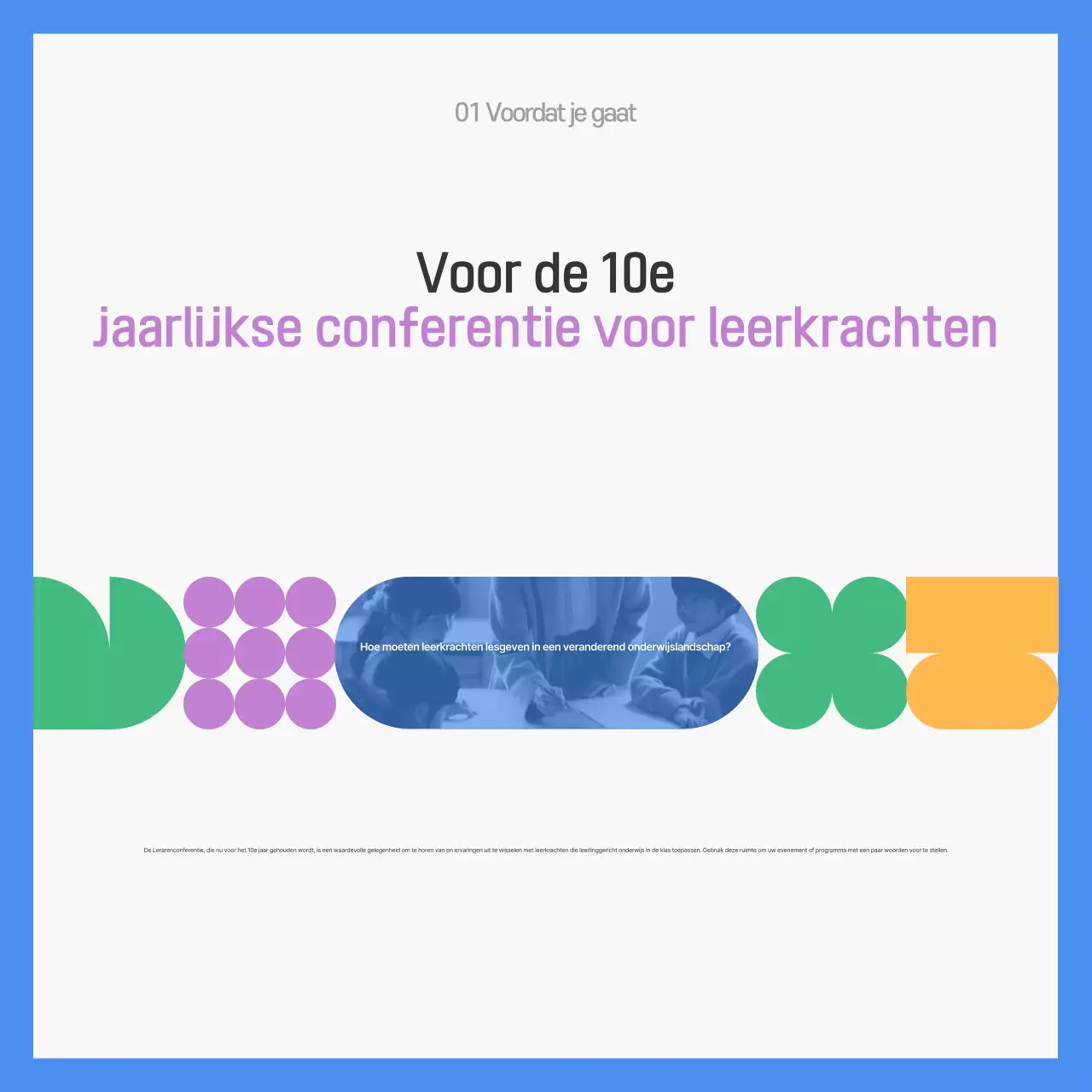 Promotie van Gray Modern Education-evenementen