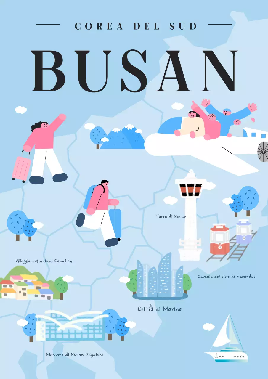 Guida turistica di Sky Blue Baby Busan