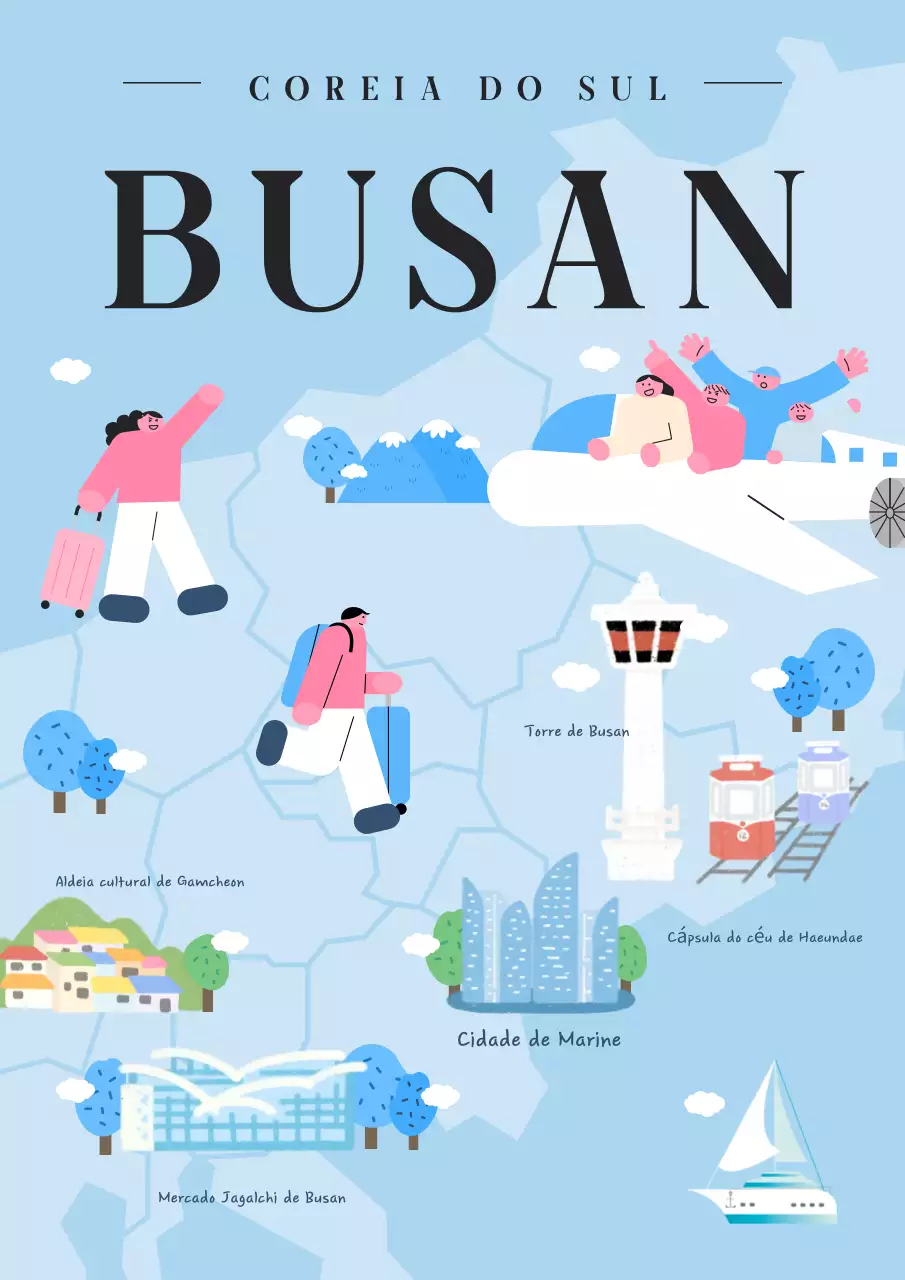 Guia de turismo Sky Blue Baby Busan