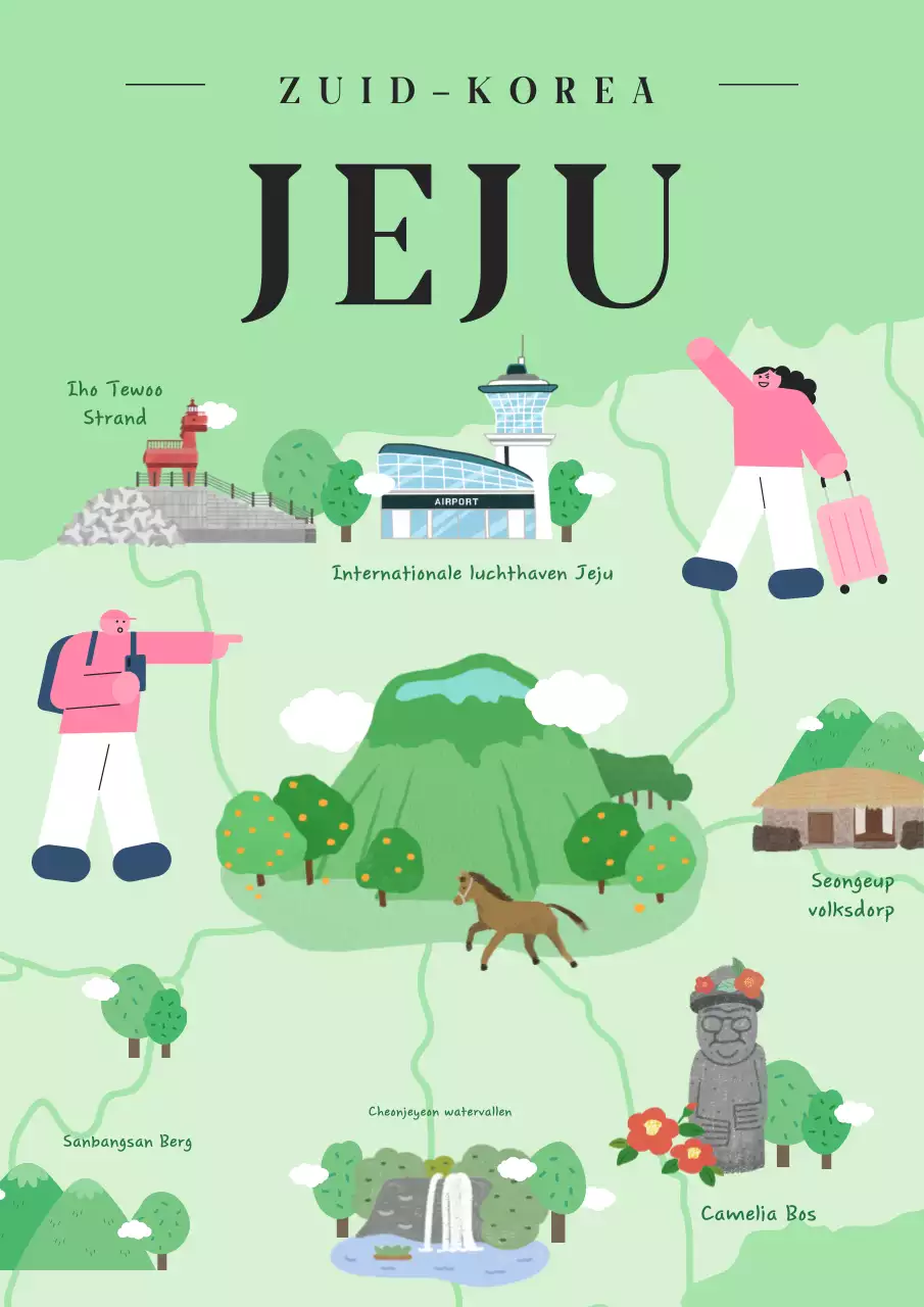 Reisgids voor het eiland Jeju met Green Baby