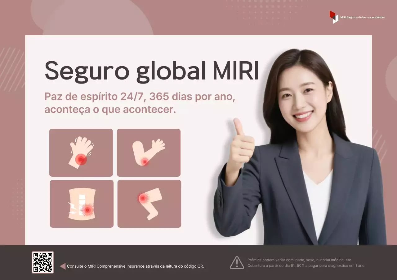 Anúncio de Seguros Modernos Marrons