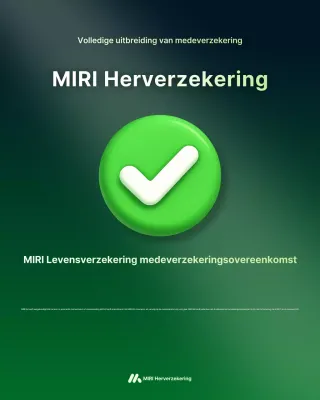 Advertentie voor groene moderne verzekeringen
