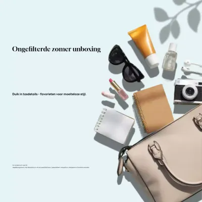 Beige Modern Lifestyle Promotie Social Media Vierkant