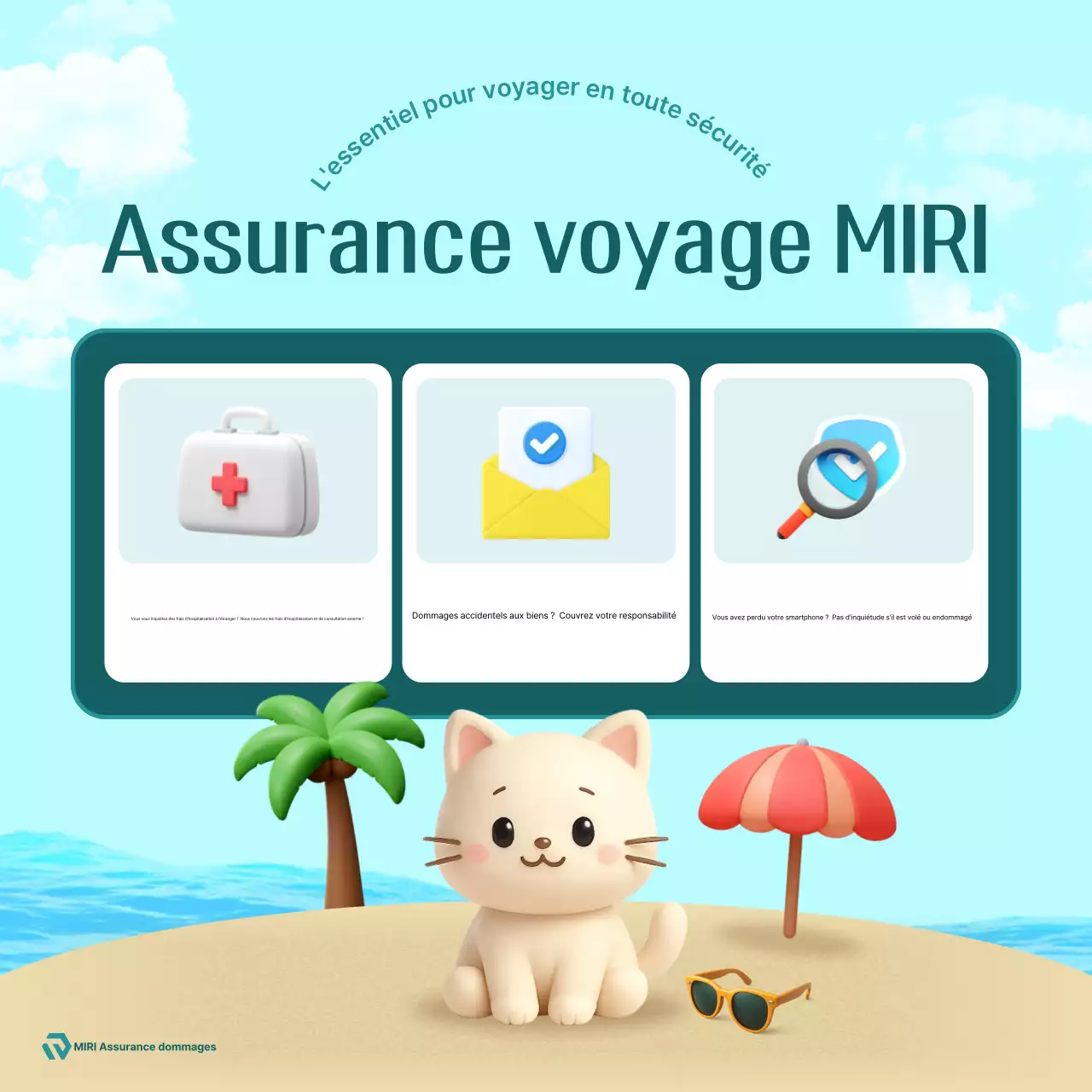 Publicité pour l'assurance voyage Mint Baby