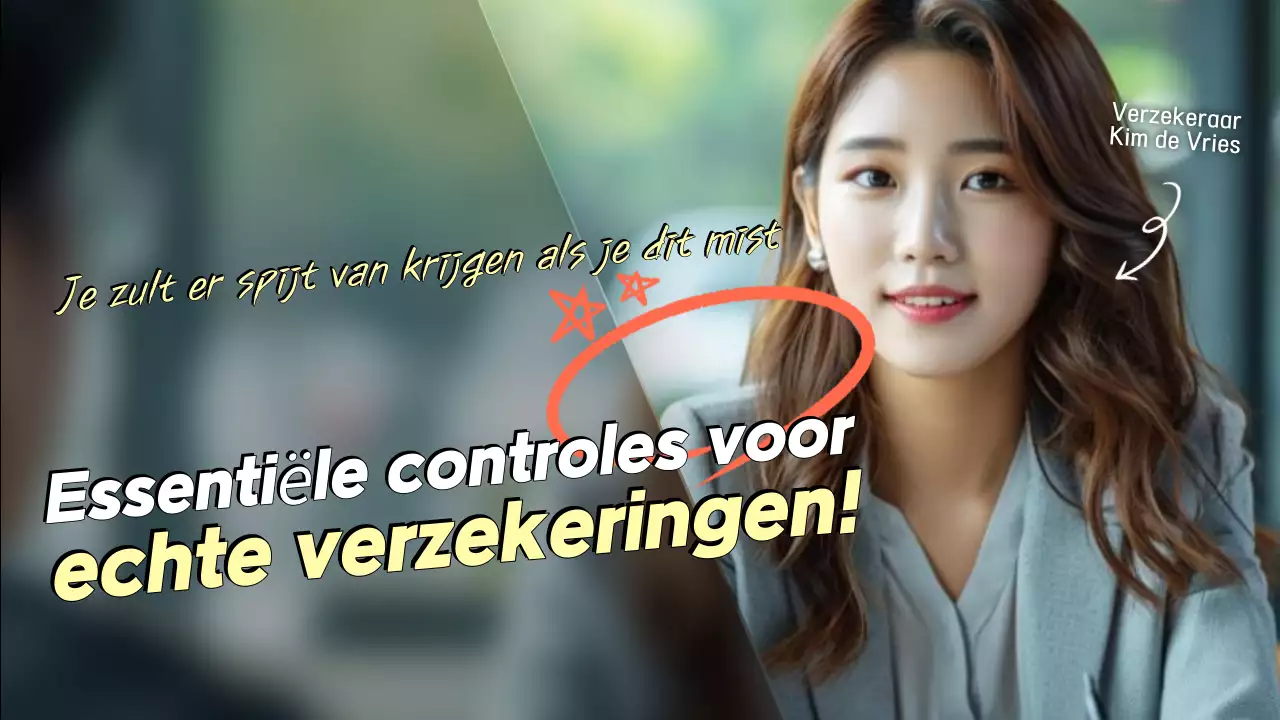 Advertentie voor groene moderne verzekeringen