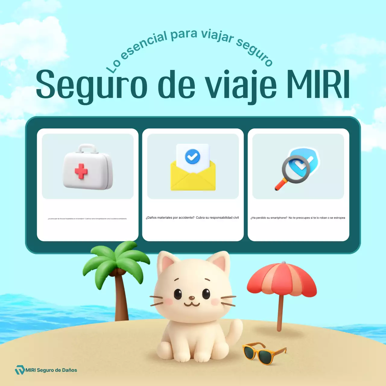 Anuncio de seguro de viaje para bebés Mint
