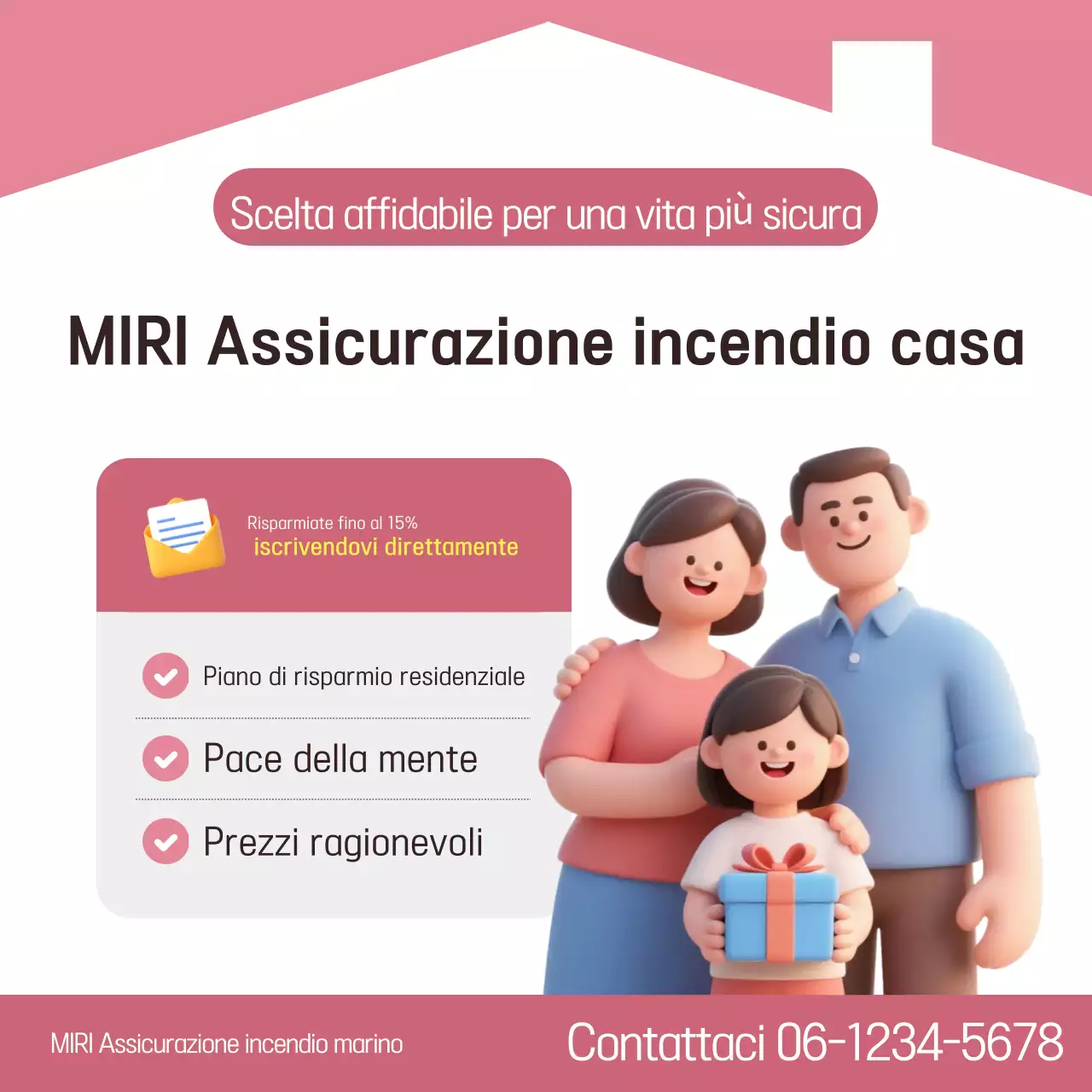 Pubblicità di Pink Simple Insurance