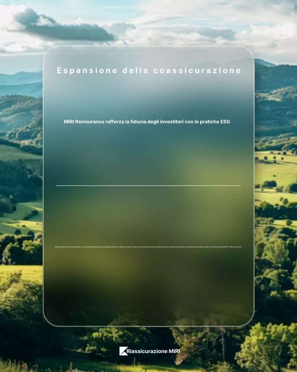 Pubblicità di Green Modern Insurance