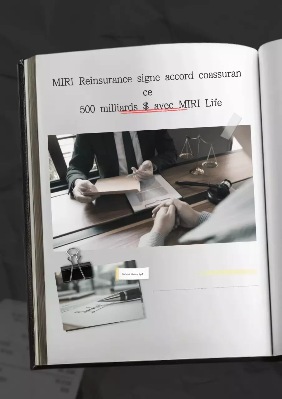 Contrat financier moderne gris