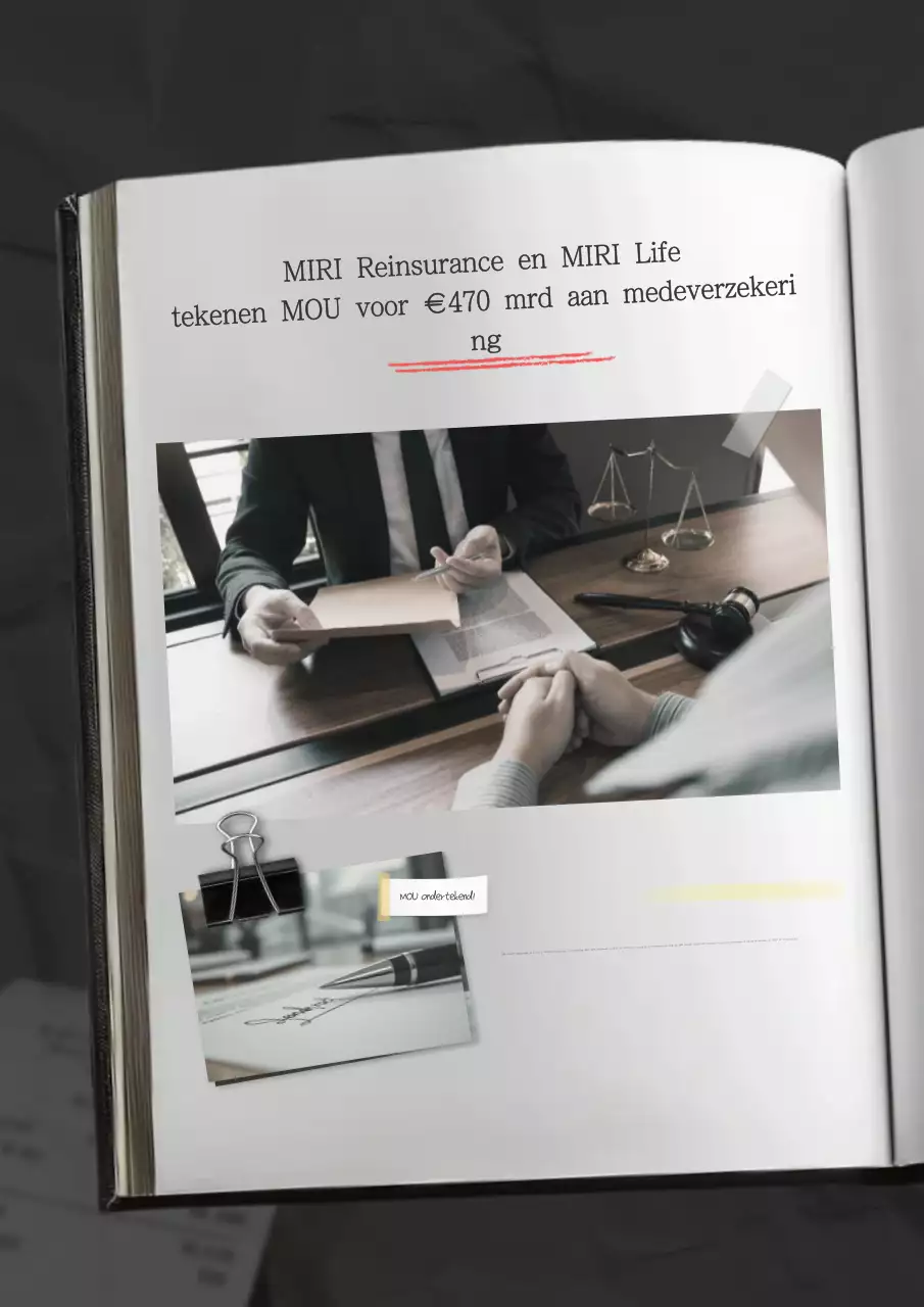 Grijs Modern Financieel Contract