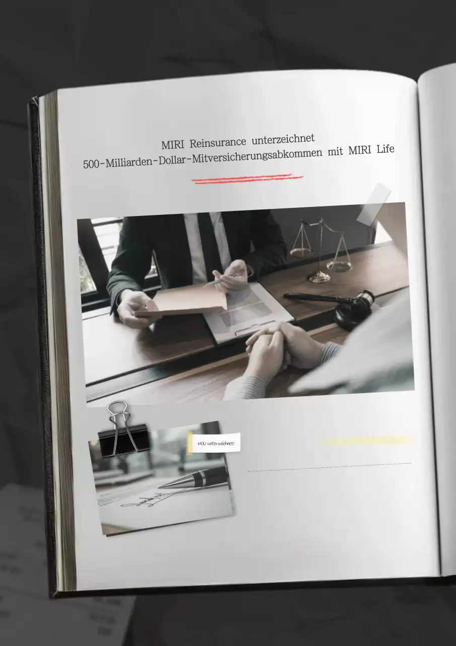 Grauer moderner Finanzvertrag