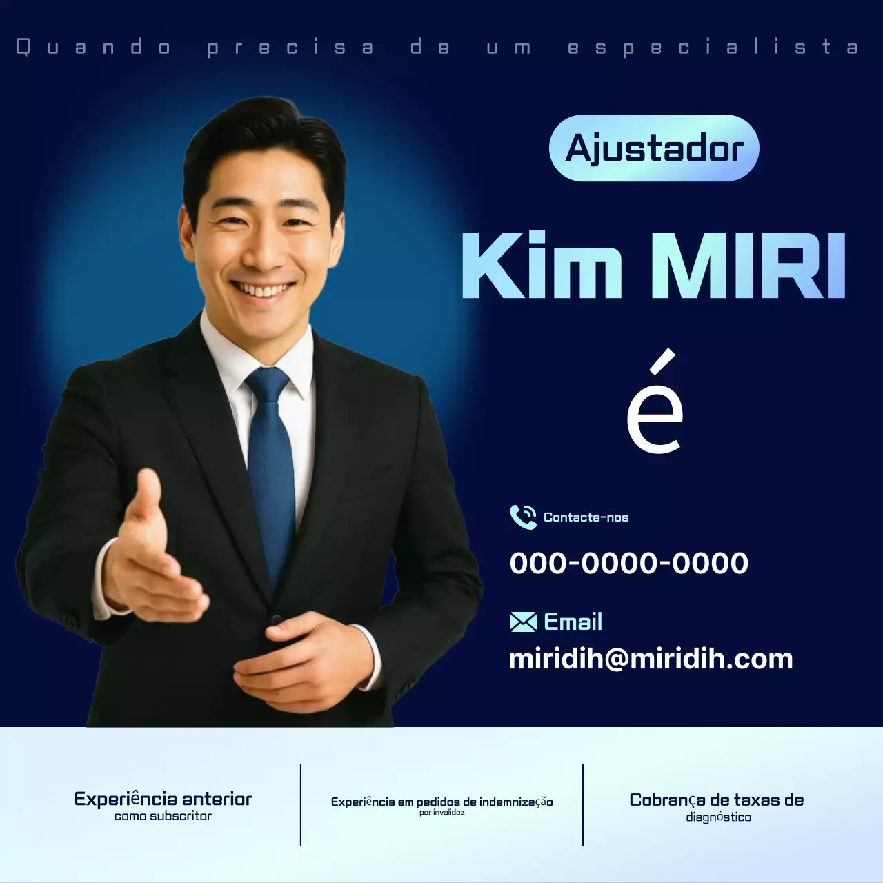 Promoção de Especialistas em Blue Modern
