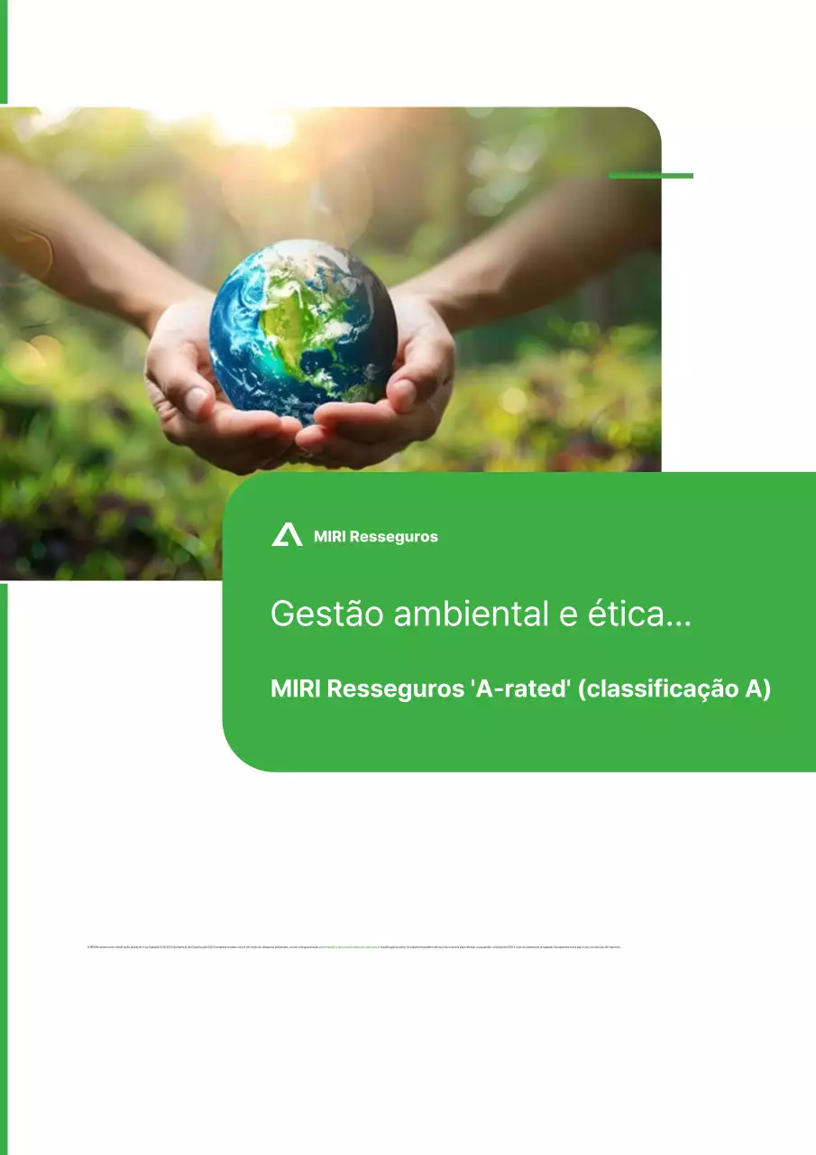 Promoção da Gestão Ambiental do Negócio de Resseguro Verde Moderno