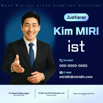 Blue Modern Expert-Aktion