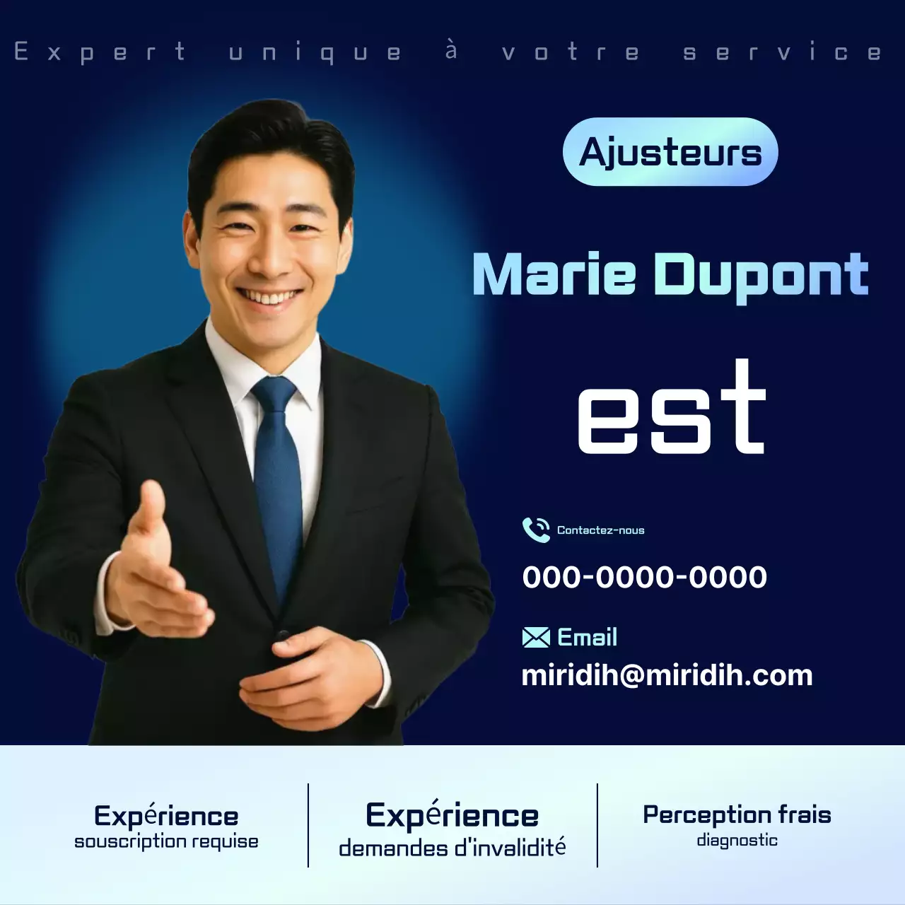 Promotion Expert Moderne Bleu