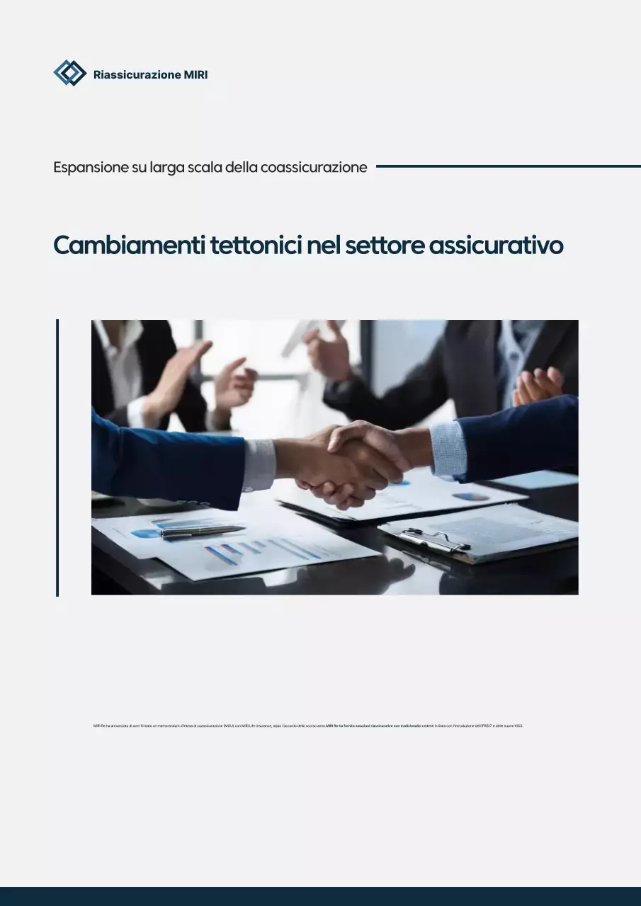 Promozione aziendale di riassicurazione moderna grigia