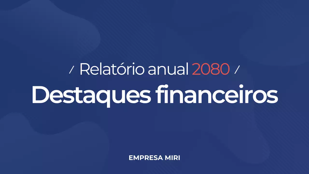 Relatório Anual da Blue Modern Reinsurance