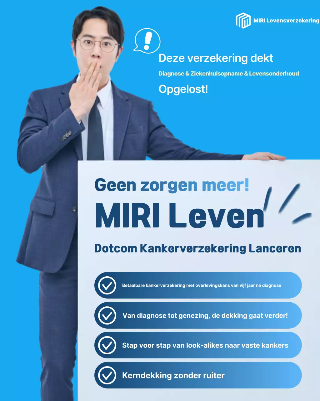 Advertentie voor Blue Modern Insurance