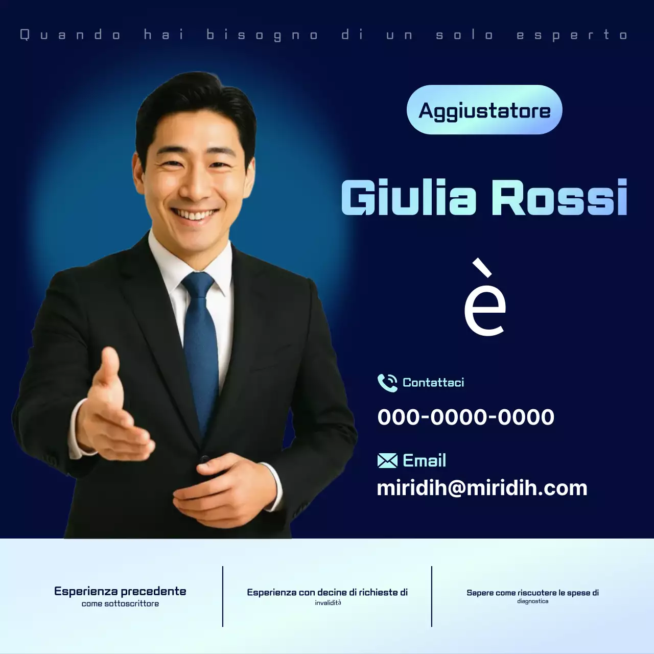 Promozione Blue Modern Expert