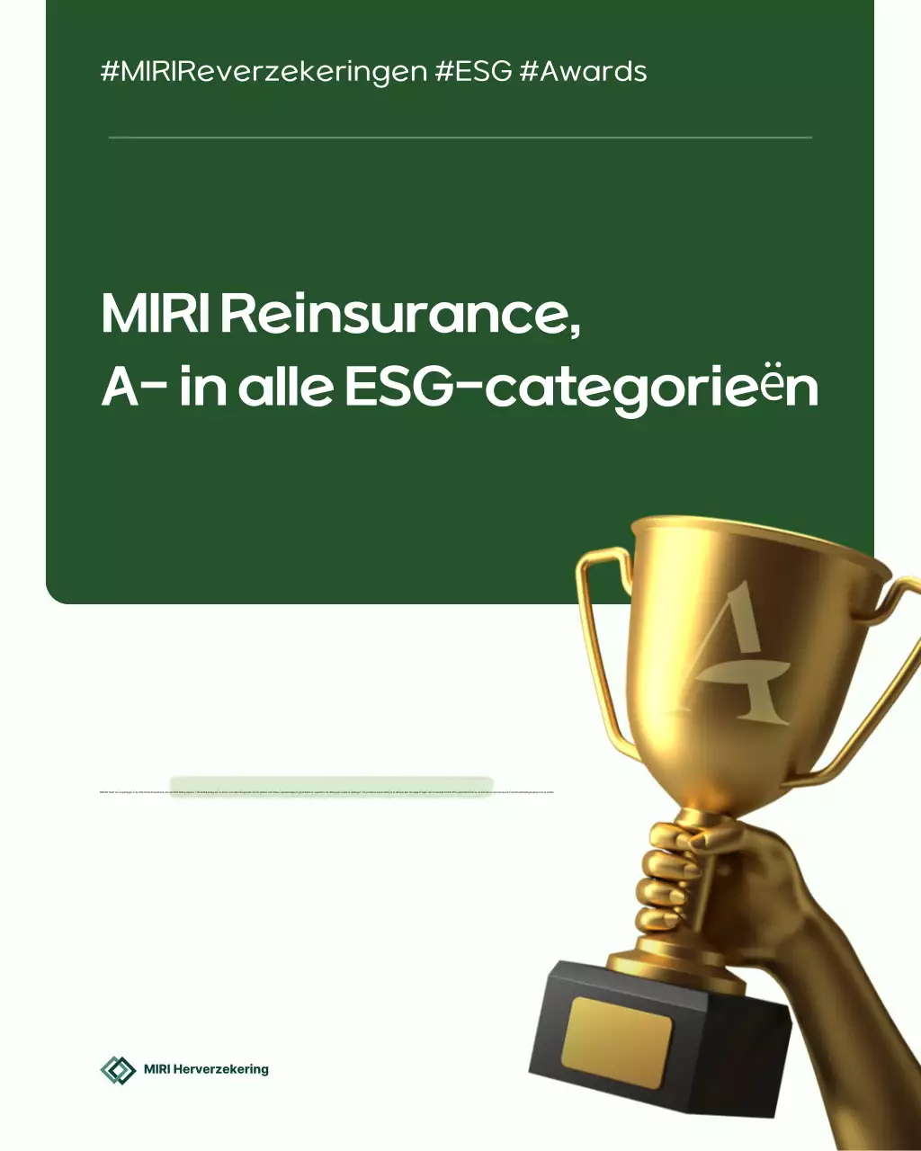 Promotie van ESG-rating voor de groene, moderne herverzekeringsindustrie