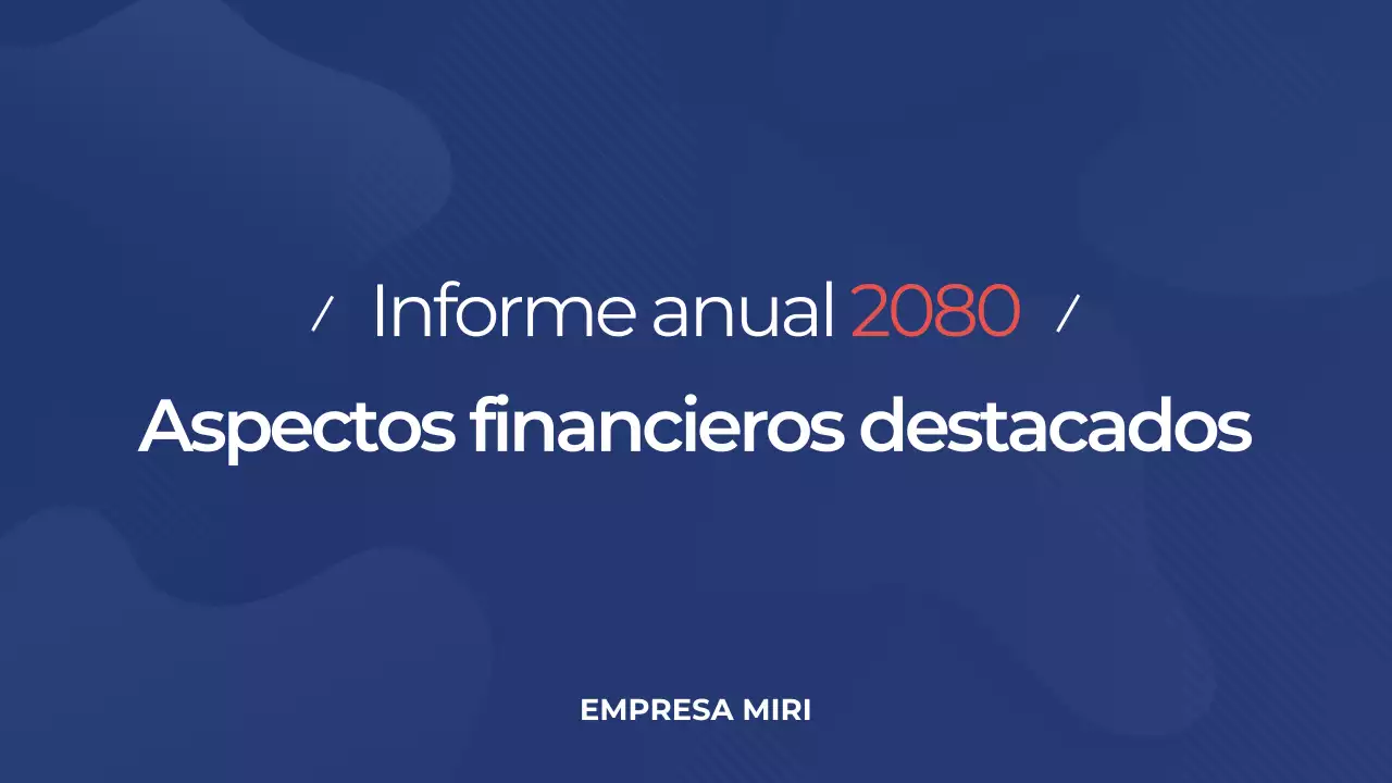 Informe anual de Blue Modern Reinsurance Informe