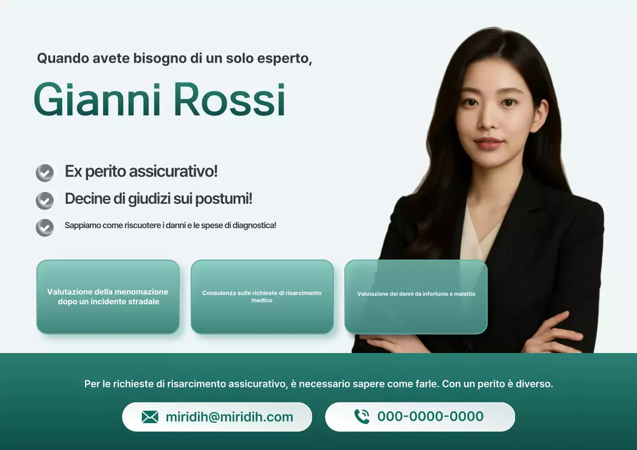 Pubblicità di Green Modern Loss Adjustment