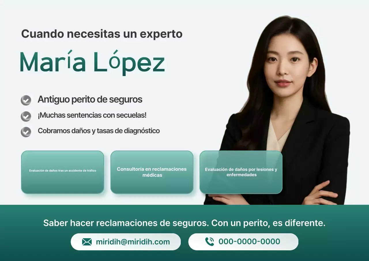 Anuncio de ajuste de pérdidas moderno y ecológico