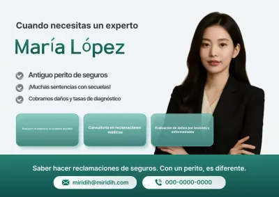 Anuncio de ajuste de pérdidas moderno y ecológico